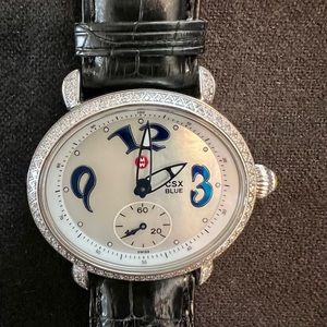 Michele CSX Diamond Bezel Women’s Watch